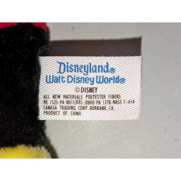 Mickey Mouse Disney 10" Stuffed Plush Animal NWT -0823 - Picture 3 of 4
